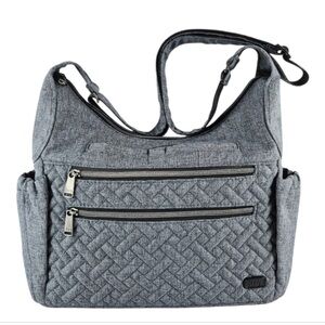 Lug Camper SE Heather Gray Crossbody Bag. NWOT